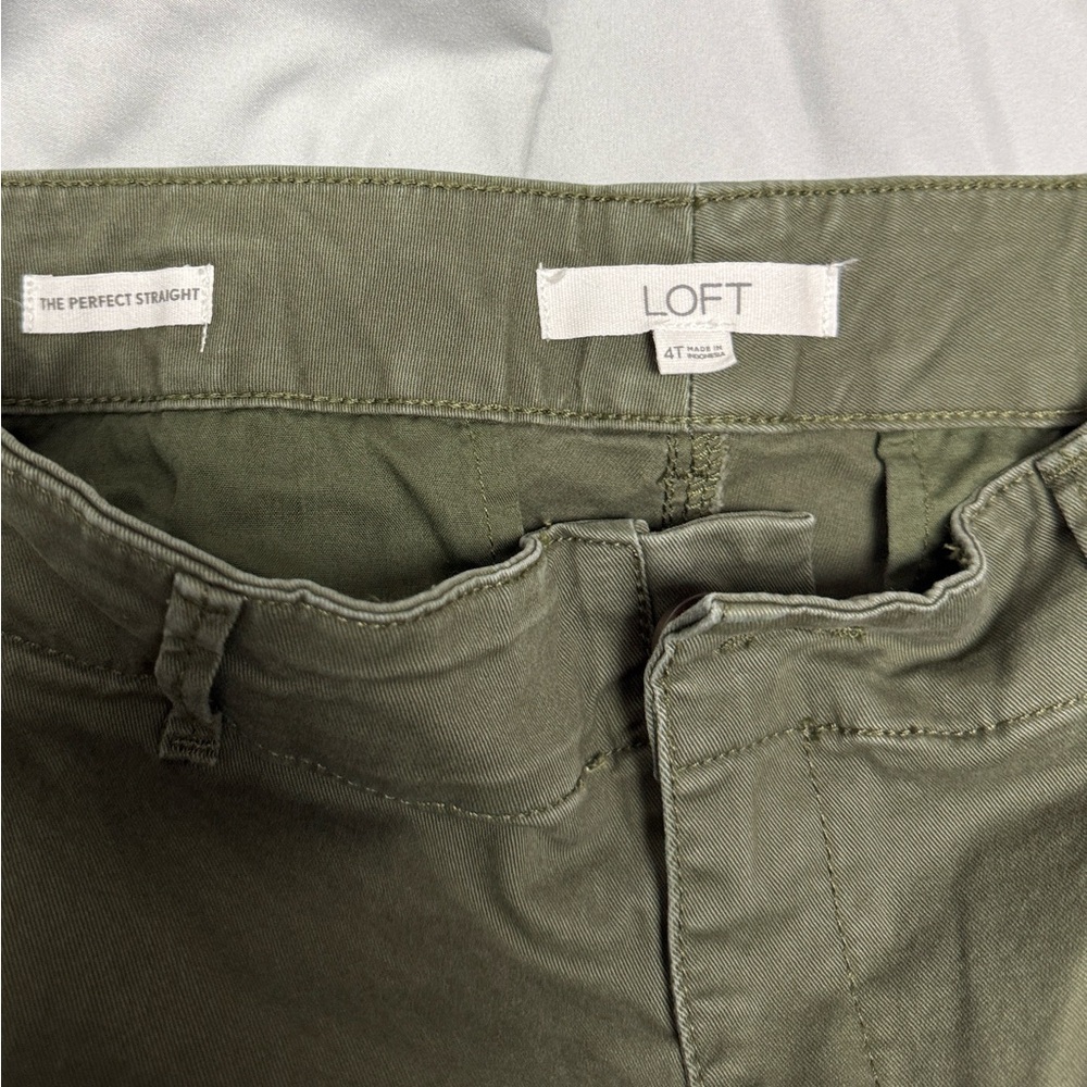 LOFT Perfect Straight Pants - Size 4 Tall - Picture 3 of 5